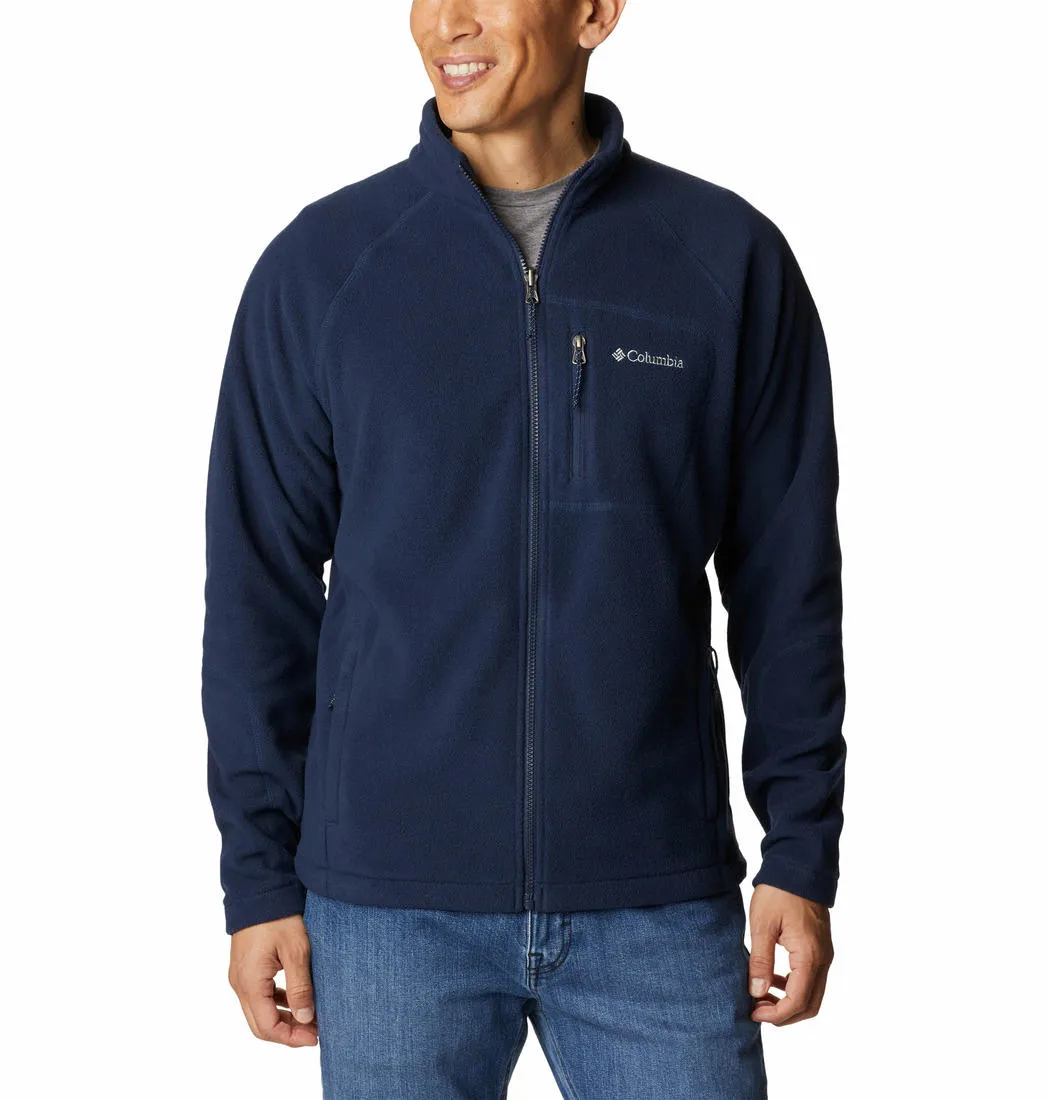 Hang Dry Recommended Drop Tail Hem Columbia Men Blue Fleece Falls II Full Zip Fleece