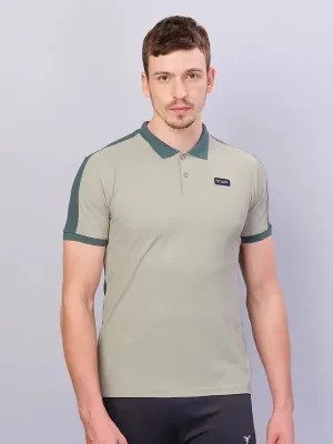 Men Colorblock Slim Fit Polo T-shirt with MATPIQ Trendy Comfort