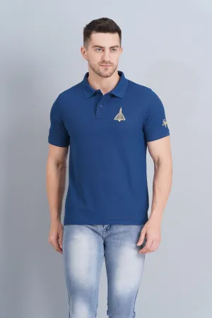 Men's Polo T Shirt Tejas Rama Blue Spring Summer