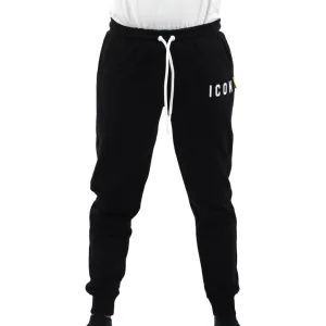 Soft Cushioning Training Capris Icon pantalone sportivo da uomo Jogger con logo piccolo ICUS2S5P006 nero