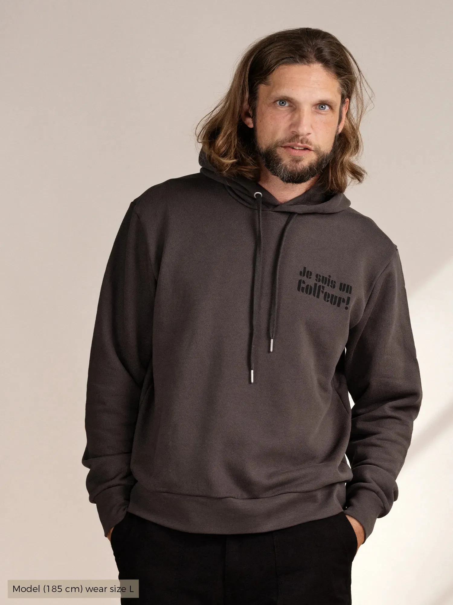Modern Minimal Scott JSG3 Hoodie Menswear Peat