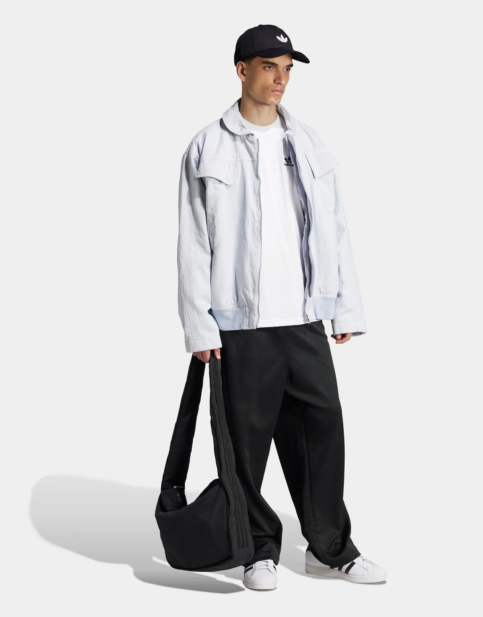 Distressed Hem Finish Anti-pilling Trefoil Essentials T-Shirt
