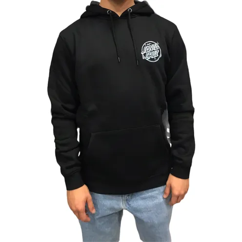 Santa Cruz felpa con cappuccio da uomo Ermsy Twisted Hand nero Essential Fit