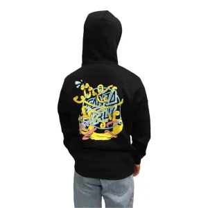 Outdoor Hoodie Santa Cruz felpa con cappuccio da uomo Ermsy Twisted Hand nero