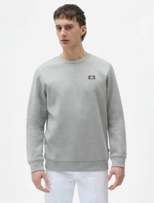 appropriate for parties jewelry accents Dickies Felpa girocollo da uomo Oakport Sweatshirt DK0A4XCEGYM grigio melange
