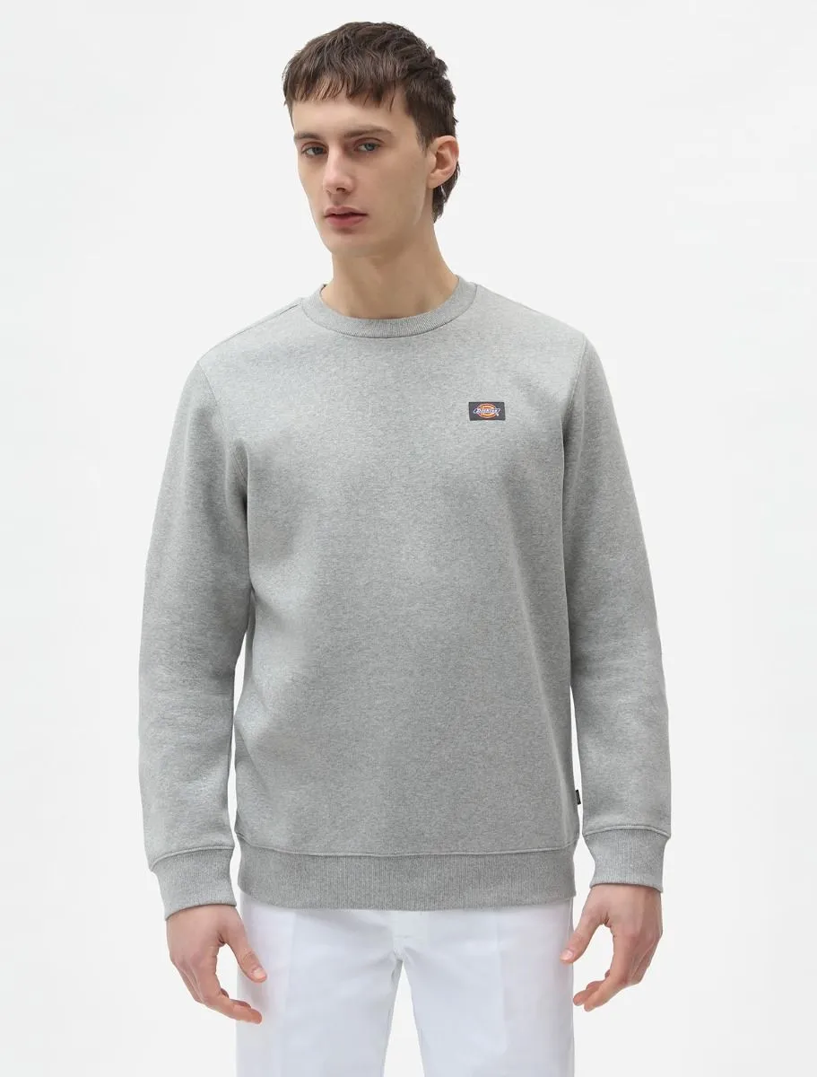 Dickies Felpa girocollo da uomo Oakport Sweatshirt DK0A4XCEGYM grigio melange product smooth sleekness