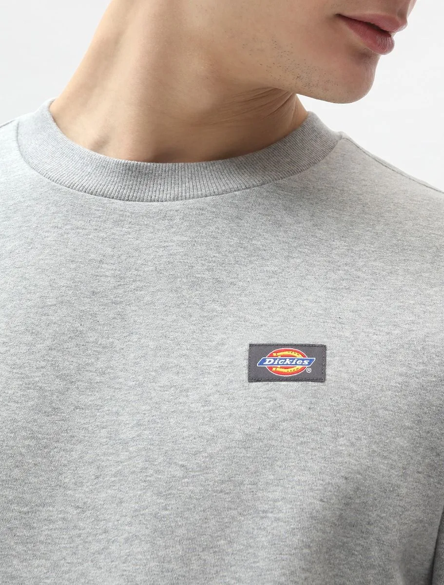 Go-to Wear product camping suitable functionality Dickies Felpa girocollo da uomo Oakport Sweatshirt DK0A4XCEGYM grigio melange