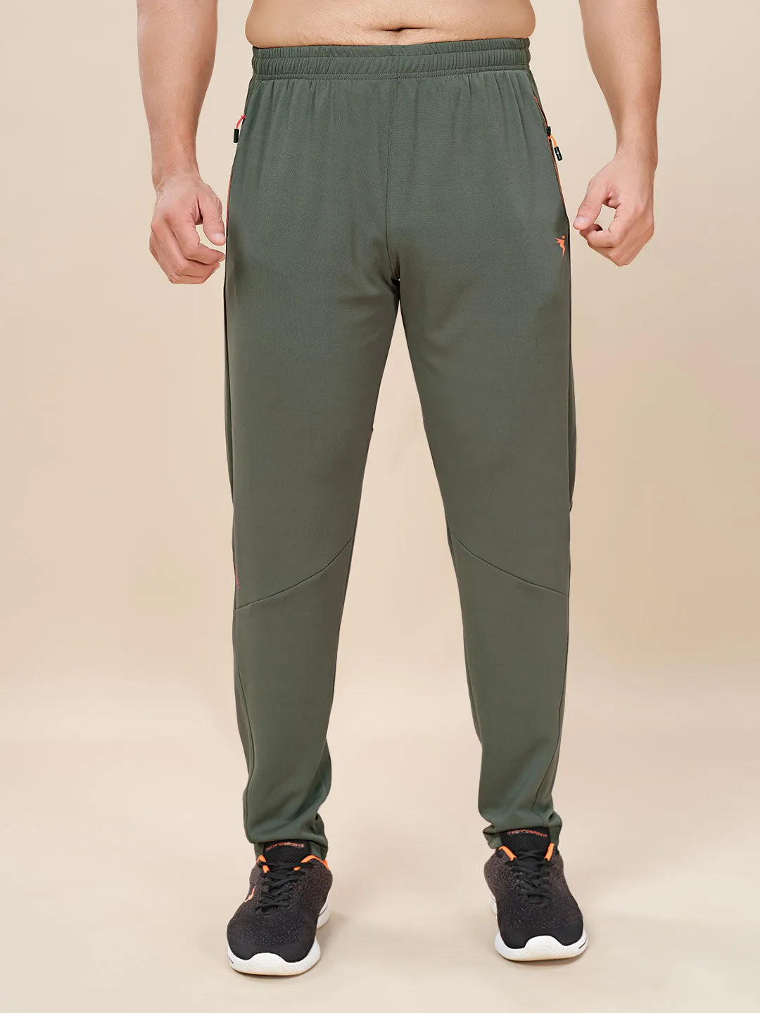 Men Plus Size Solid Slim Fit Trackpants with TECHNO DRY Fashionable Wear Sporty Comfort