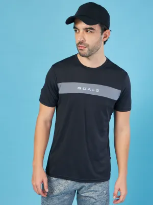 Men Solid Slim Fit Crew Neck T-shirt with TECHNO COOL  Cozy Comfort Design