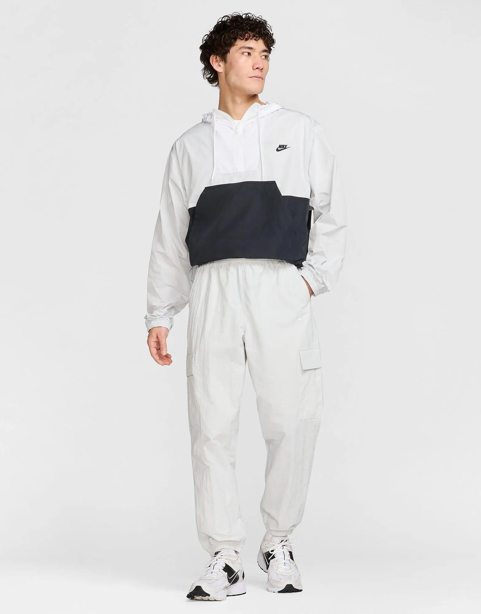 Club Woven Cargo Pants Double Layered Knees Indoor Comfort