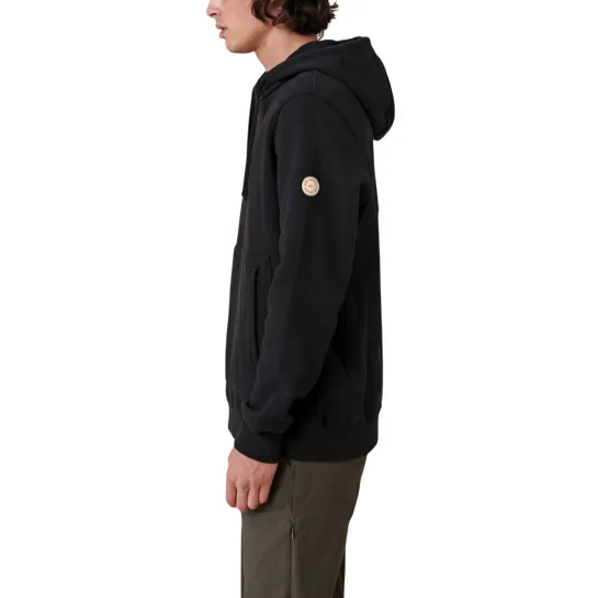 Timeless Style Globe felpa con cappuccio da uomo Burly Hoddie GB02003001BLK nero