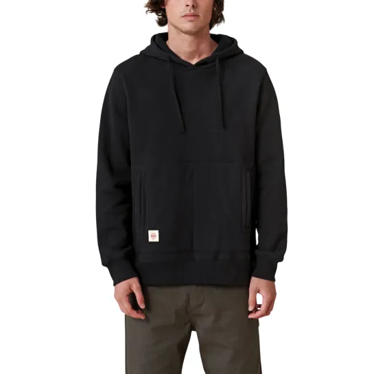 Sporty Design Globe felpa con cappuccio da uomo Burly Hoddie GB02003001BLK nero