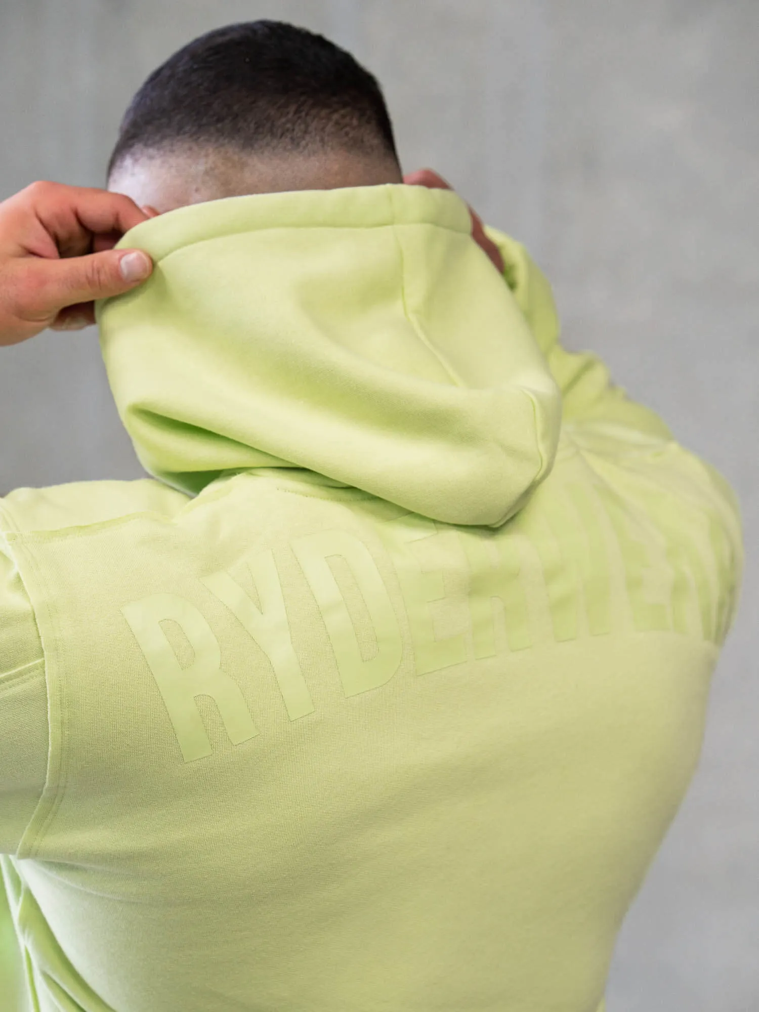 Force Pullover Hoodie - Lime Polyester