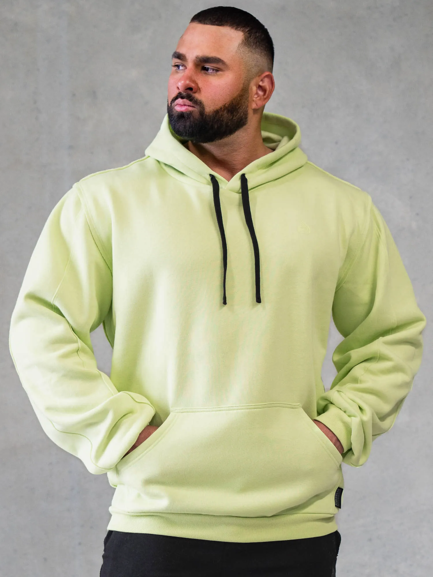 Eco Friendly Tall Length Force Pullover Hoodie - Lime