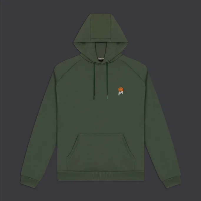 Poolside Relax Eco Friendly Dolly Noire Felpa con cappuccio Milano Hoodie SW174-SA-02 green