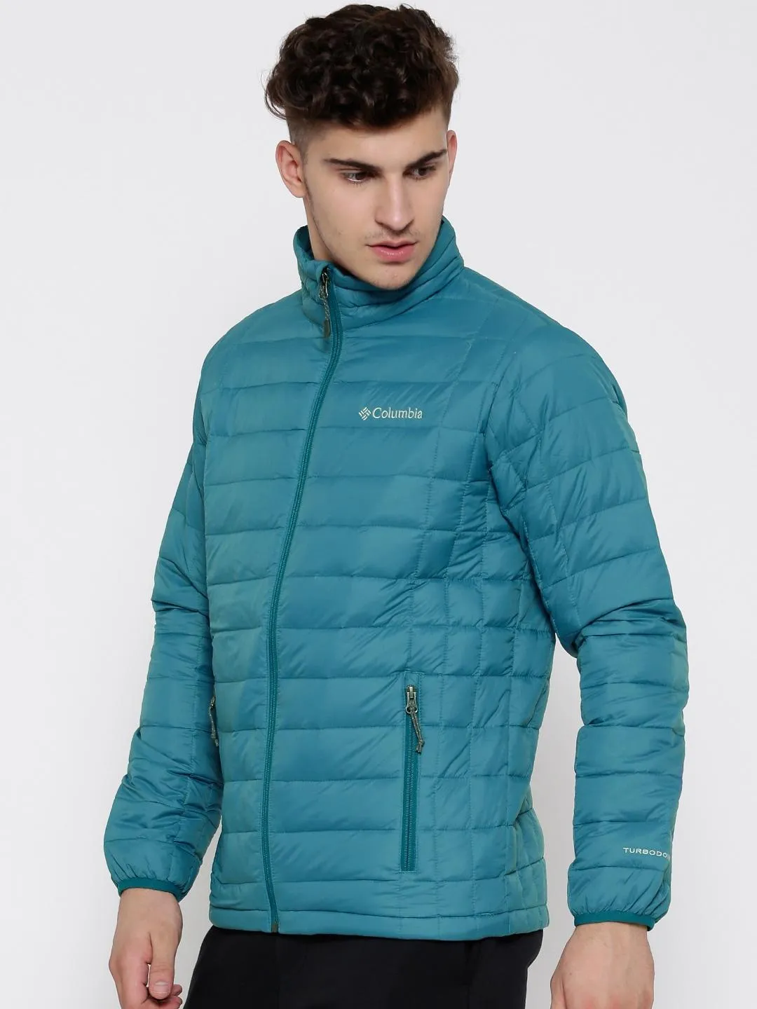 bus ride Columbia Men Green Voodoo Falls 590 TurboDown  Jacket