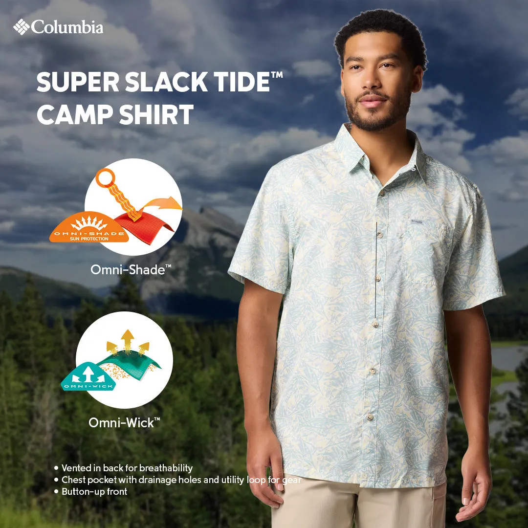 Sport Ease Lightweight Vest Columbia Men Yellow Super Slack Tide Camp Shirt (Sun Protection)