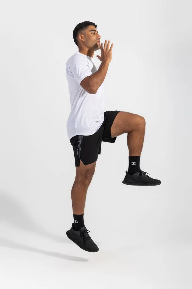 Dynamic Dri Tee White AbrasionResistantClothing Modern Boots
