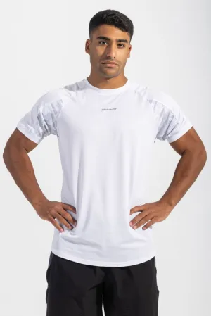 Dynamic Dri Tee White Casual Protection Raw Linen