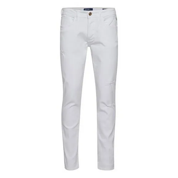 Daily Driven Crosshatch Stitching Blend pantalone uomo denim bianco Jet Fit Destroy 20713652 200287 white