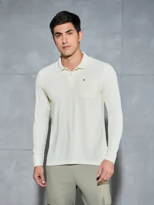 EcoFriendly Material Men Solid Slim Fit Polo T-shirt with MATPIQ