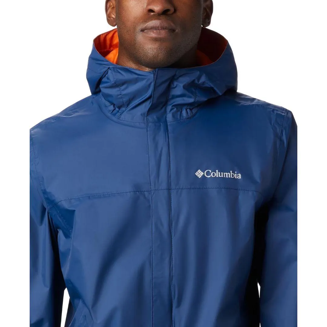 Solid Color Columbia Men Blue Watertight II Jacket Waterproof