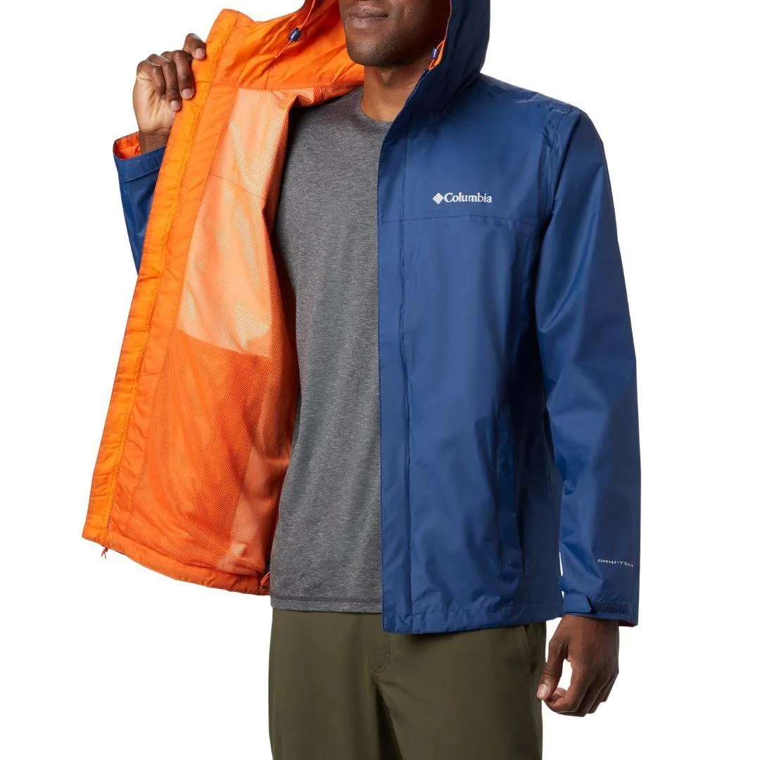 Columbia Men Blue Watertight II Jacket Waterproof Weightless Construction