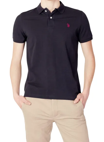 Casual Essentials Luxe Wear U.S. Polo Assn. Polo uomo manica corta King 41029 65079 179 blu