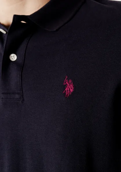 U.S. Polo Assn. Polo uomo manica corta King 41029 65079 179 blu Durable Fabric