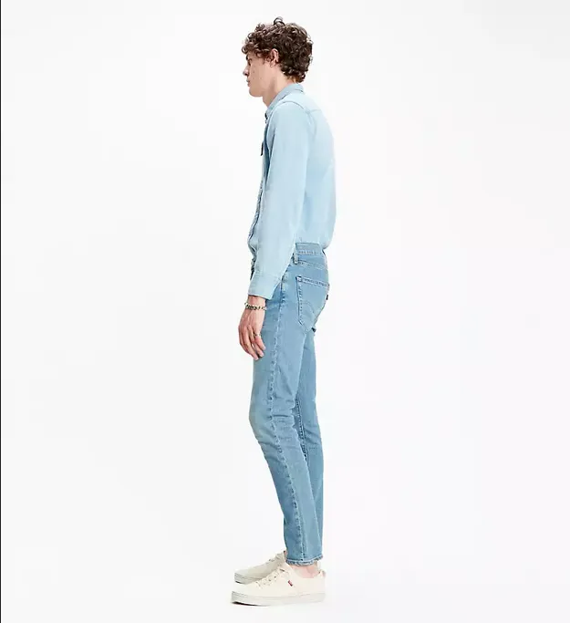 Levi's pantalone Jeans da uomo 512 Slim affusolati Taper 288330588 pelican rust-blu Youth Outfit Easy Essentials