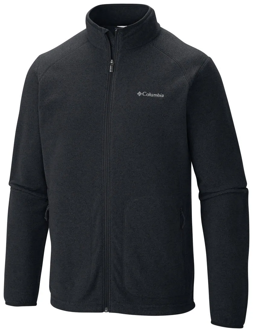 Columbia Men Black Hombre Springs Fleece Jacket Stay Ready