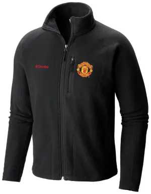 Columbia Men Black Fast Trek II Full Zip Fleece Jacket Active Weekend Neutral Style