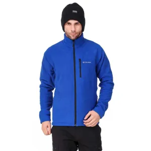 Performance Layer Columbia Men Blue Fast Trek II Full Zip Fleece