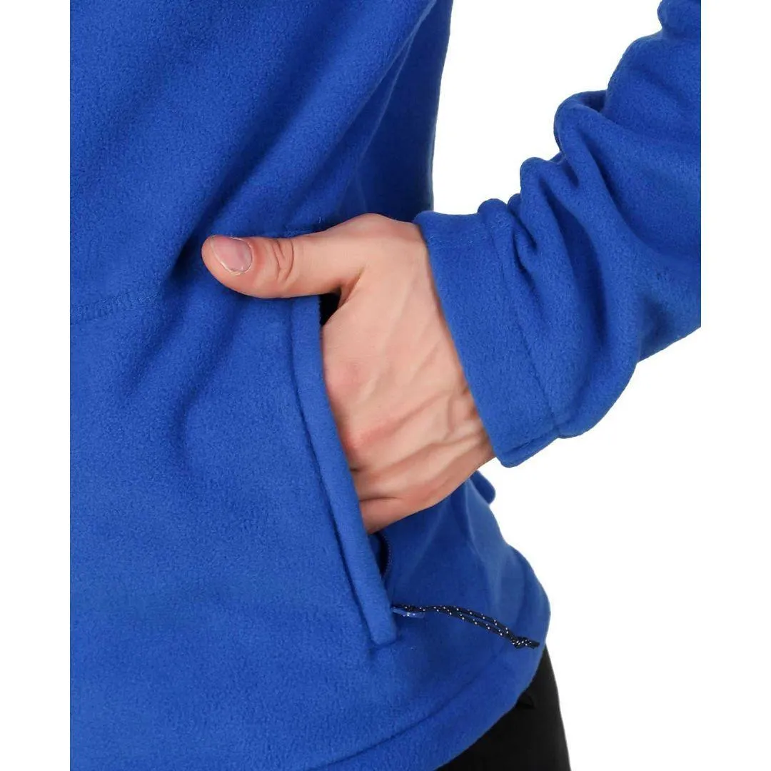 Columbia Men Blue Fast Trek II Full Zip Fleece Relaxed Form Performance Wear