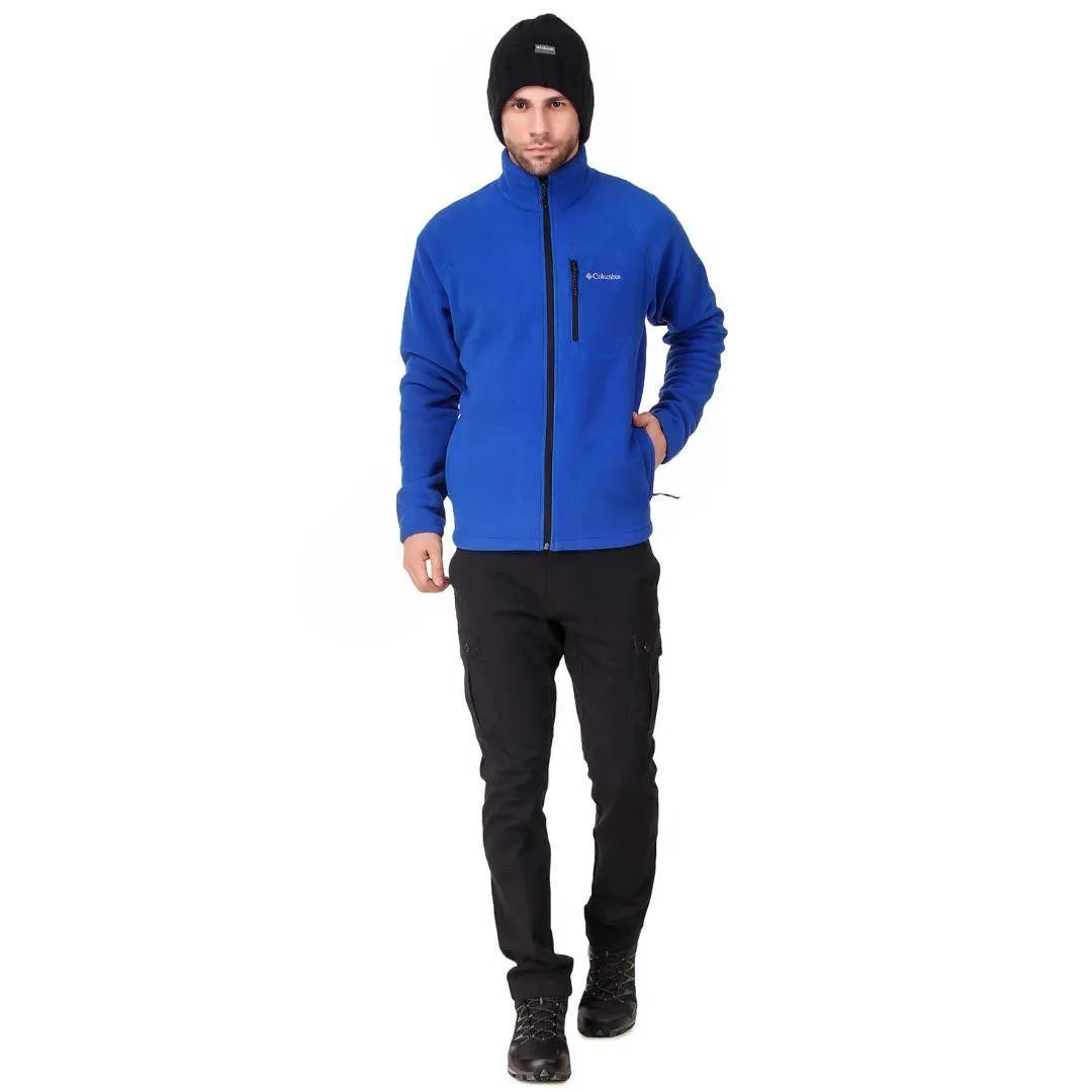 Columbia Men Blue Fast Trek II Full Zip Fleece Lounge Style