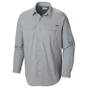 Columbia Men Black Silver Ridge Lite Long Sleeve Shirt (Sun Protection) WrinkleResistantFabric Vacation Mood