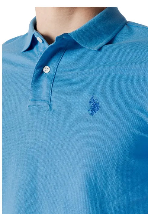 U.S. Polo Assn. Polo uomo manica corta King 41029 65079 130 pale blu Versatile Layer Layered Vibe