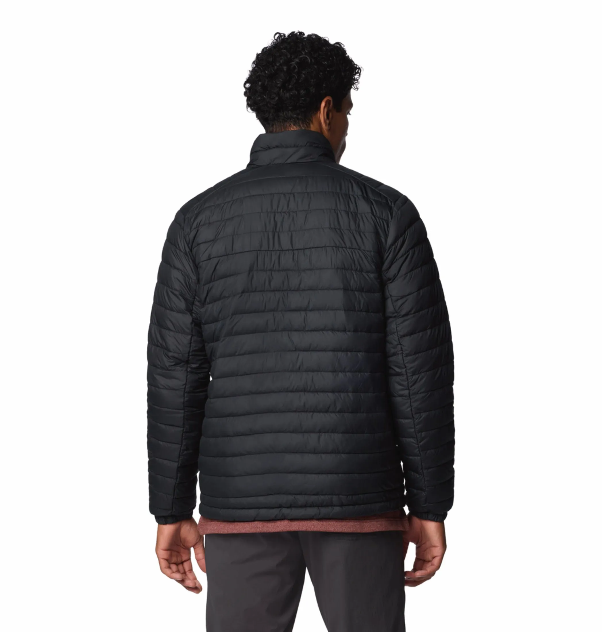 Columbia Men Black Silver Falls II Jacket Embroidered