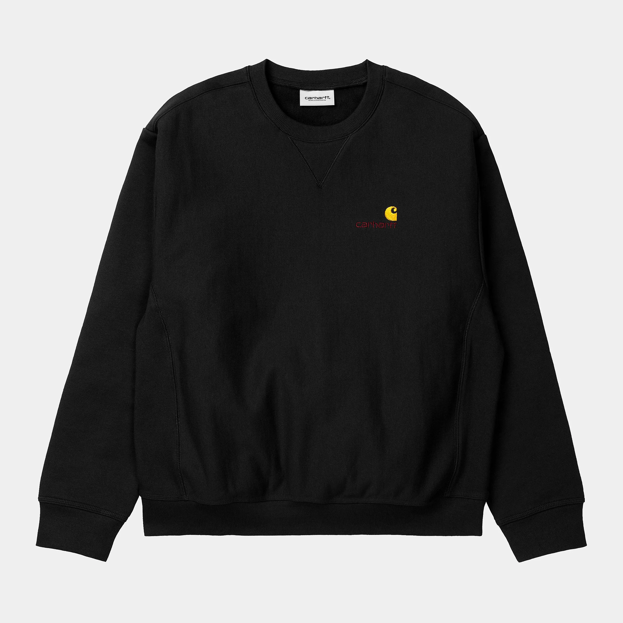 Carhartt Felpa girocollo da uomo American Script I025475 nero product discount