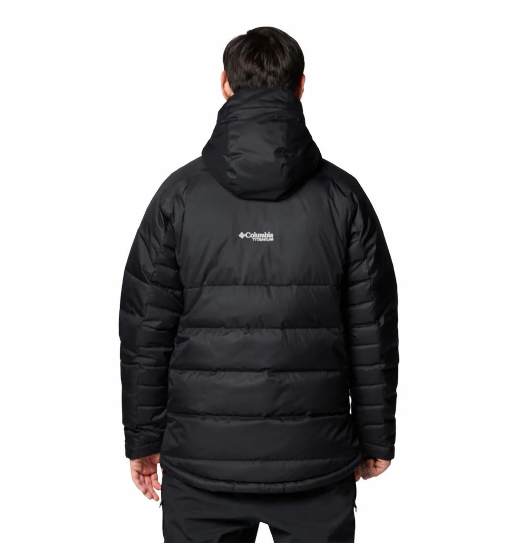 Late Season Durable Material Columbia Men Black Roaring Fork II Down Jacket