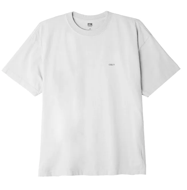 Fresh Outfit Obey maglietta manoca corta da uomo Amerca's Savings 165262644 bianco