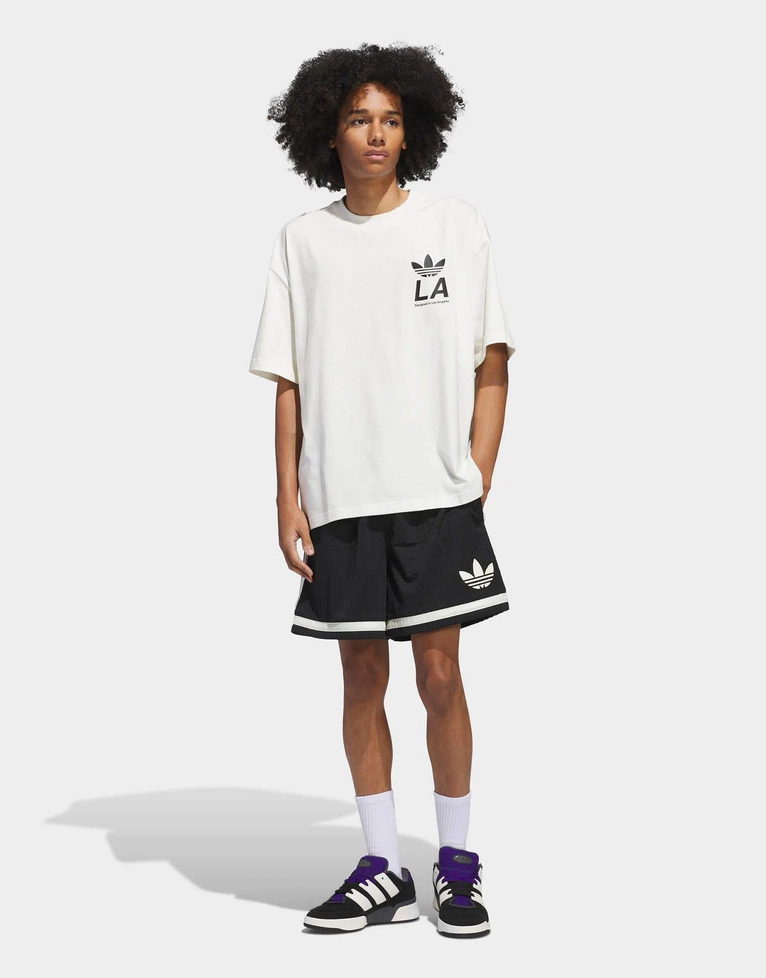 Non Fading Material Layered Neckline Graphic T-shirt