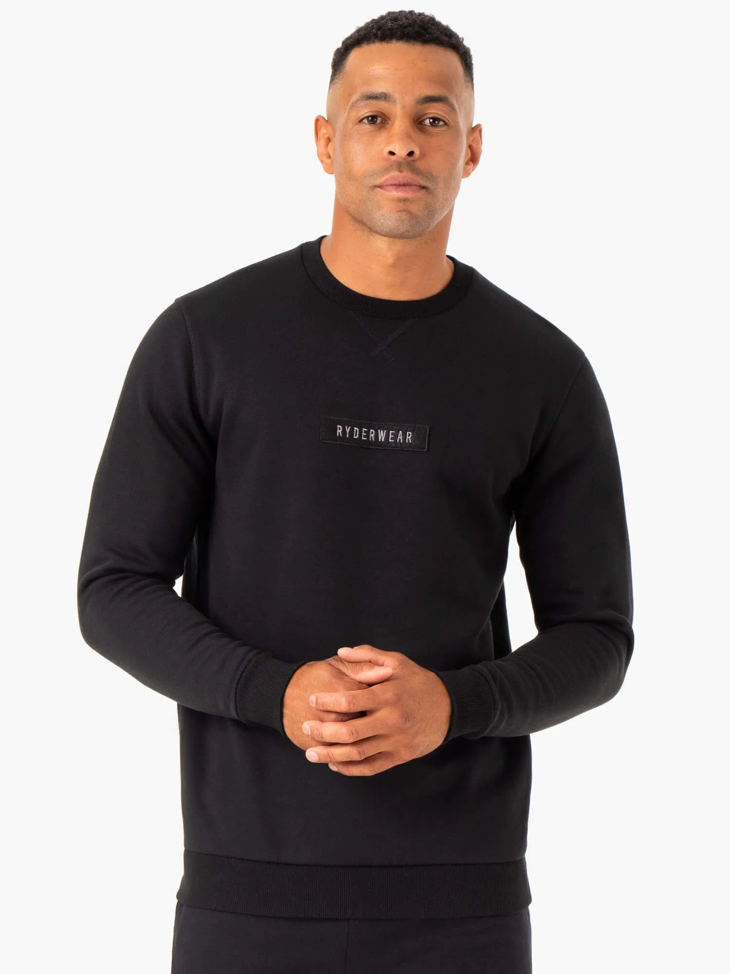 Relaxed Fit Hoodie Recharge Pullover - Black
