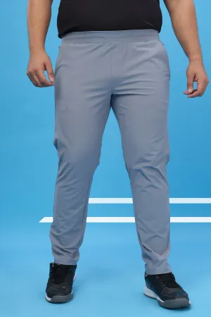 Comfort Movement Men Plus Size Solid Relax Fit Trackpants with DURACOOL 
