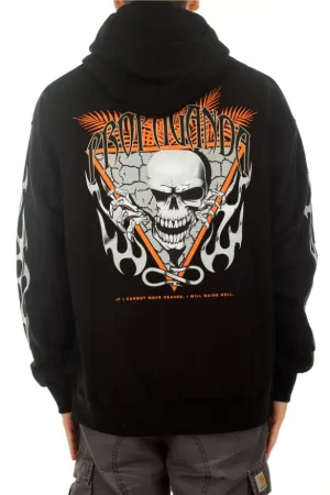 Propaganda Felpa con Cappuccio Skeleton Hoodie 21FWPRFE540-01 nero Tailored Fit product sustainability impact