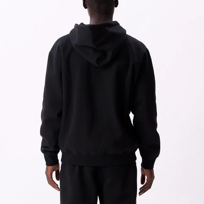 Obey felpa unisex con cappuccio e cerniera intera Established Works Eyes 112460011 A095600 nero All Season
