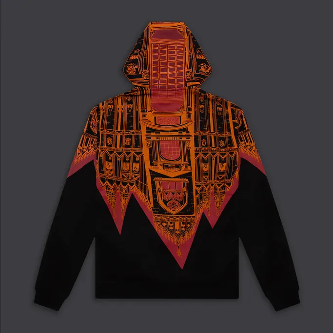 Dolly Noire felpa con cappuccio Bench Milano Hoodie Oversize SW016-SN-08 black orange Weekend Bold product graduation elegance