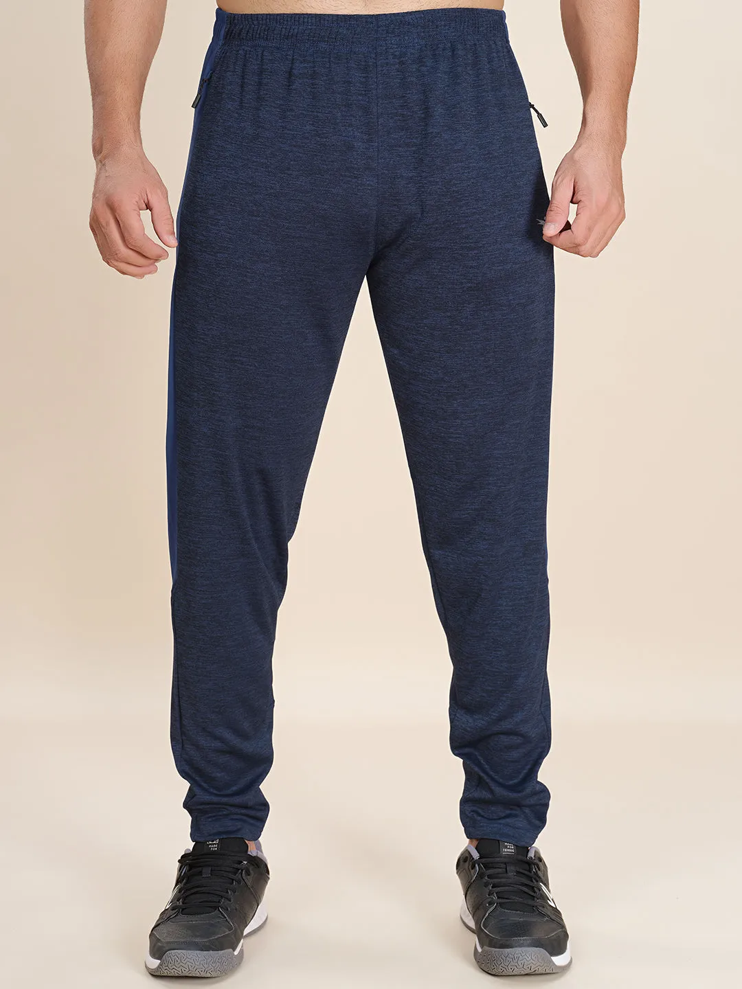 Men Plus Size Solid Slim Fit Active Trackpants Pool Workout