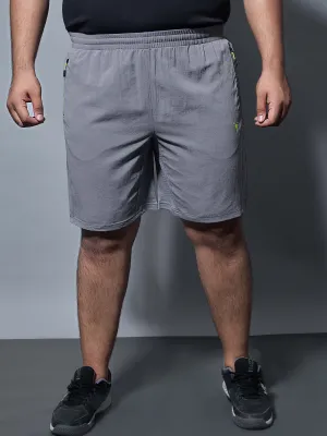 Men Plus Size Solid Slim Fit Shorts with TECHNOLITE Slip Resistant Inner Lining Everyday Basic