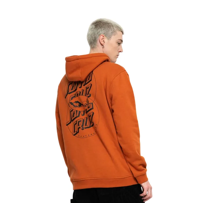 Ombre Warm Fashion Santa Cruz Felpa con cappuccio da uomo Venn Dot Hood bronzo